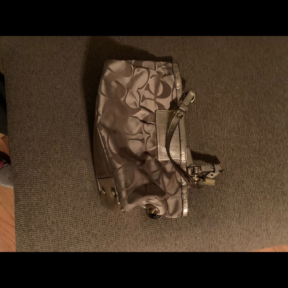 Coach gold bag